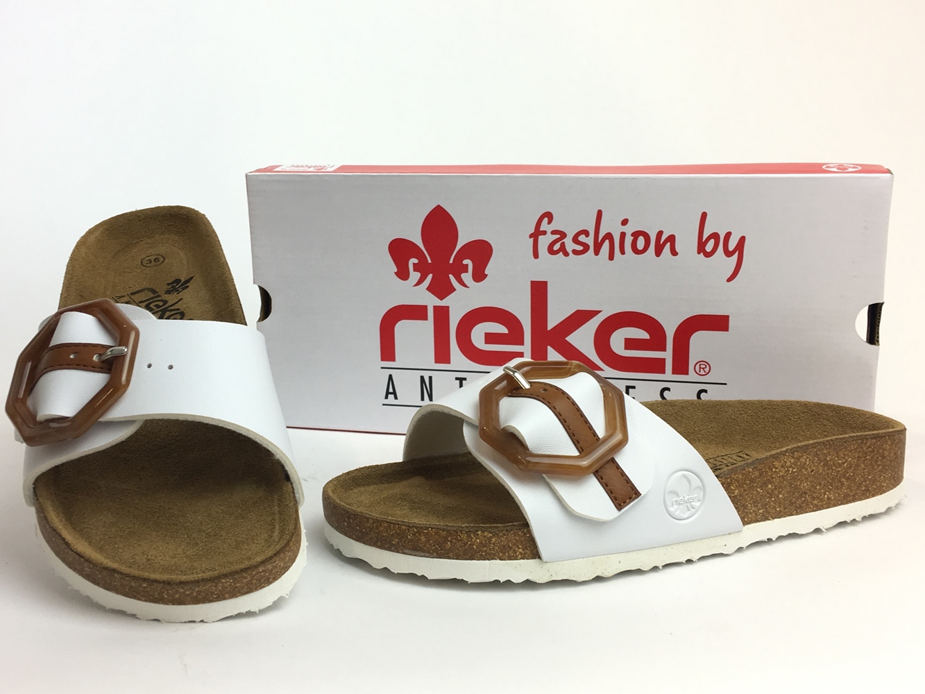 Rieker V9394-80 (36/hartweiss/cayenne)