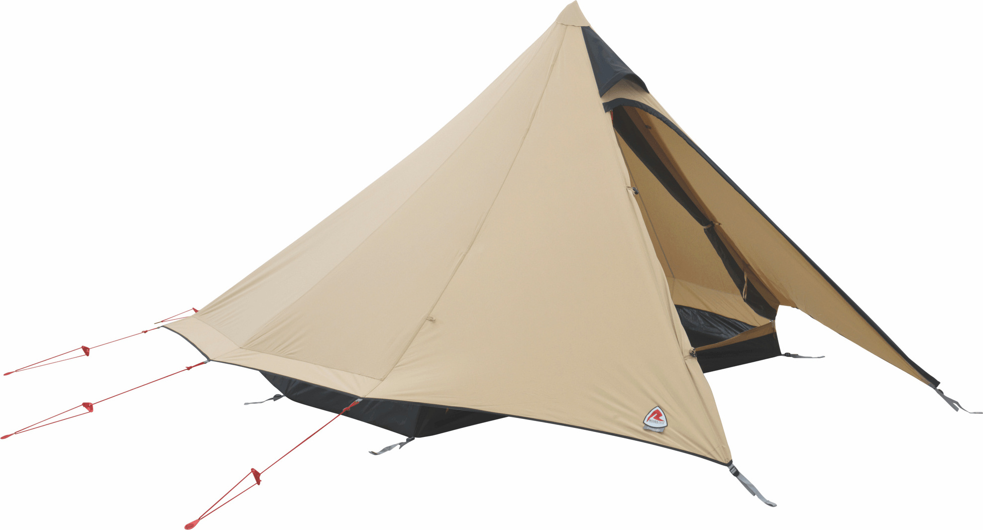 Robens Fairbanks, Camping, Pyramidenzelt, 4 Person(en), Bodenwischlappen, 9,6 kg, Khaki 130143