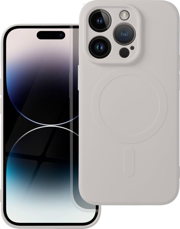 SILIKÓNOVÝ KOBEREC MAG COVER na mobilný telefón kompatibilný s MagSafe vhodný pre SAMSUNG A56 čierny