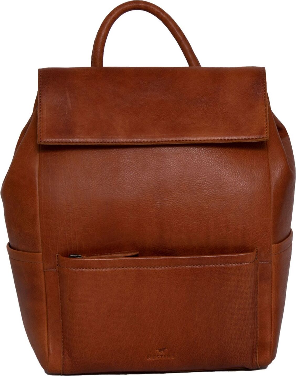 MUSTANG Leder Freizeitrucksack Rucksack Perth Backpack Cognac braun Image