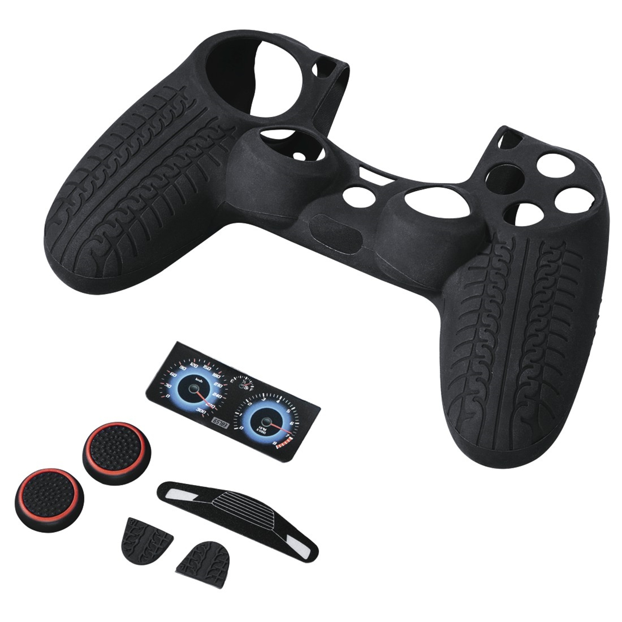 Hama Racing Set, PlayStation 4, Ochrann sprava, ierna, 7 kusov
