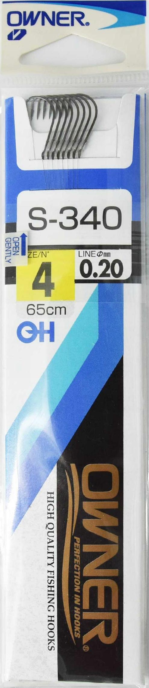 Owner S-340 Gebundene Haken Nr. 4 8 Stk