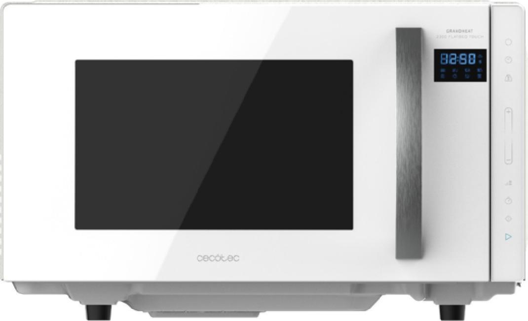 Cecotec GrandHeat 2300 Flachbett Touch Weiß Solo Mikrowelle Arbeitsplatte 23 L 800 W 01359