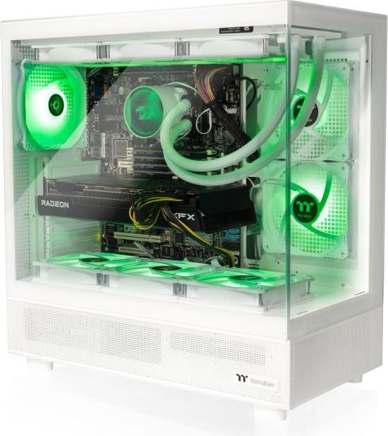 Gaming PC Weiß High End Workstation mit Intel Xeon 14-Kerne CPU | Nvidia GeForce RTX 5060 8 GB | 64 GB RAM DDR4 | 1 TB NVMe M.2 SSD | Windows 11 Pro