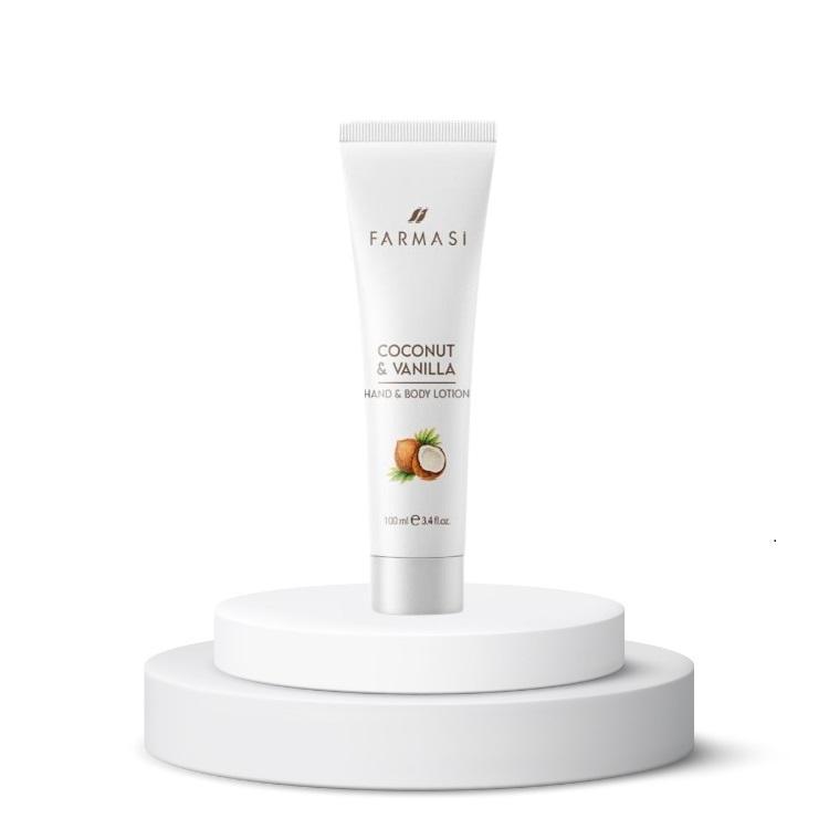 KBruShop Farmasi Coconut & Vanilla Körper- und Handbalsam – 100 ml
