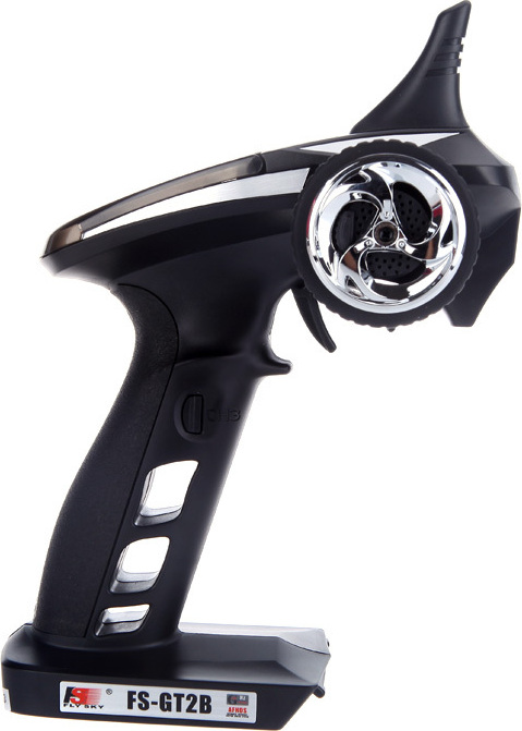 Lixada FS- GT2B 2.4G 3CH Radio- Modell Fernbedienung uebertragungsgeraet und Empfaenger fuer RC Auto Boot