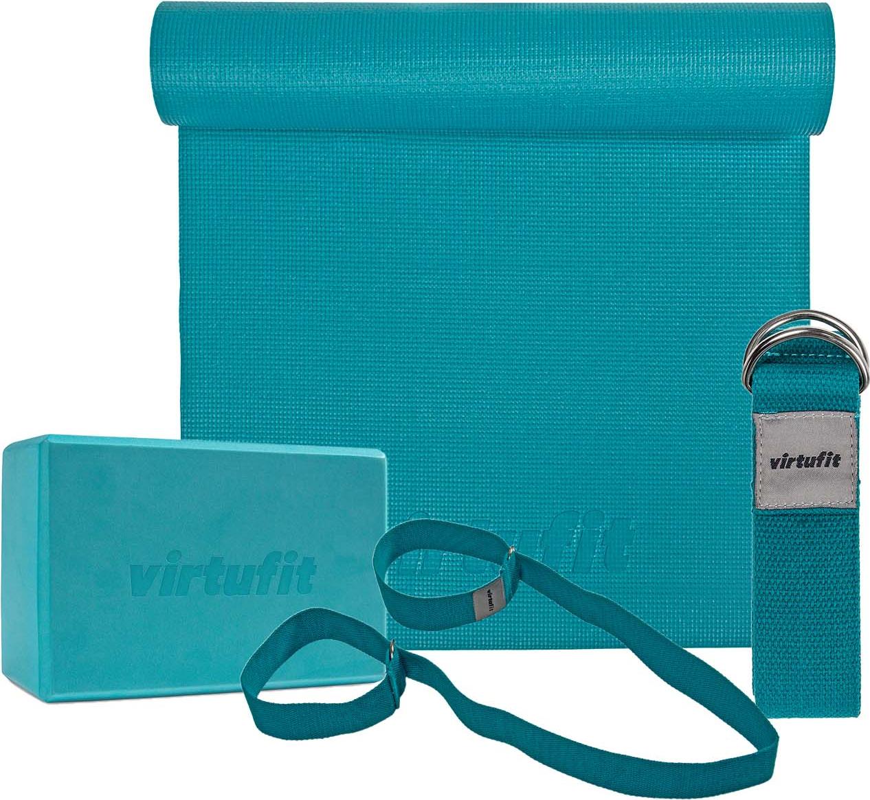 VirtuFit Premium Yoga Set 4-teilig Ozeangrün VF-yoga-set-oceangreen-c