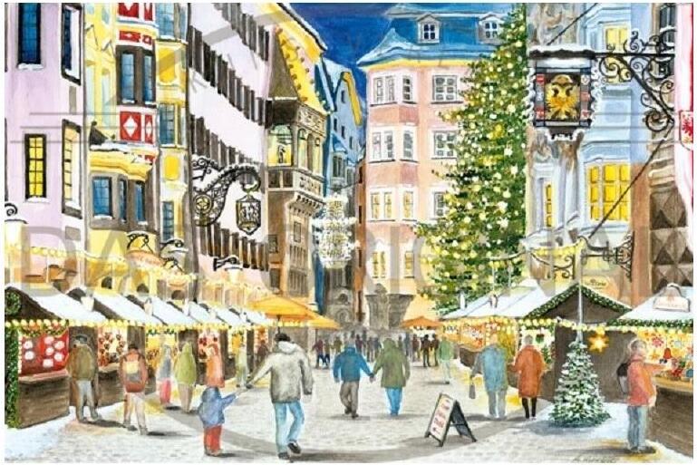 Adventný kalendár Innsbruck Zlatá strecha – exkluzívny motív