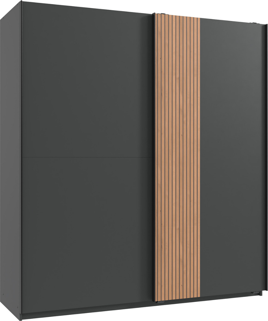 CaliCosy Schrank 2 Schiebetüren L180 cm - LUENEBURG LUENEBURG771X87-WIMEX