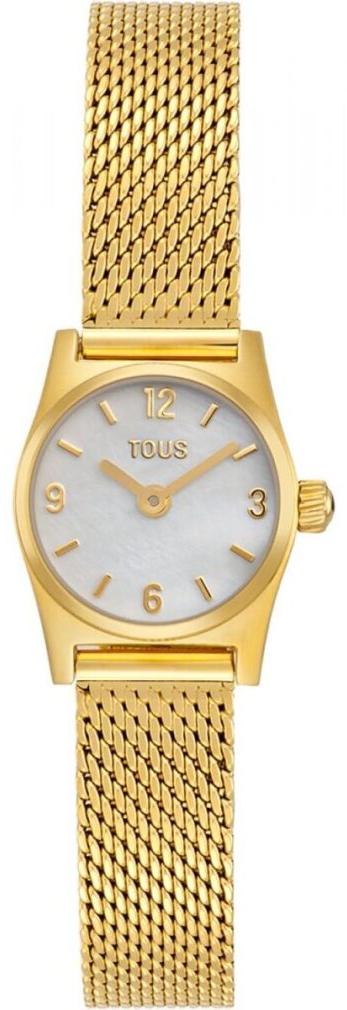 Tous Damen Armbanduhr aus Edelstahl, goldfarben, mit einem eleganten Erscheinungsbild