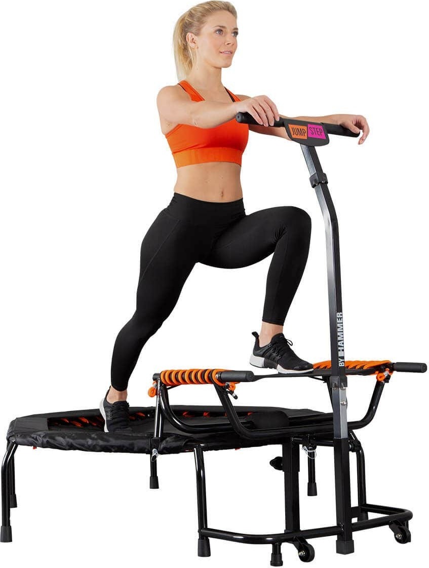 HAMMER Fitness-Trampolin JumpStep, flexibles & gelenkschonendes Step-Board 66429