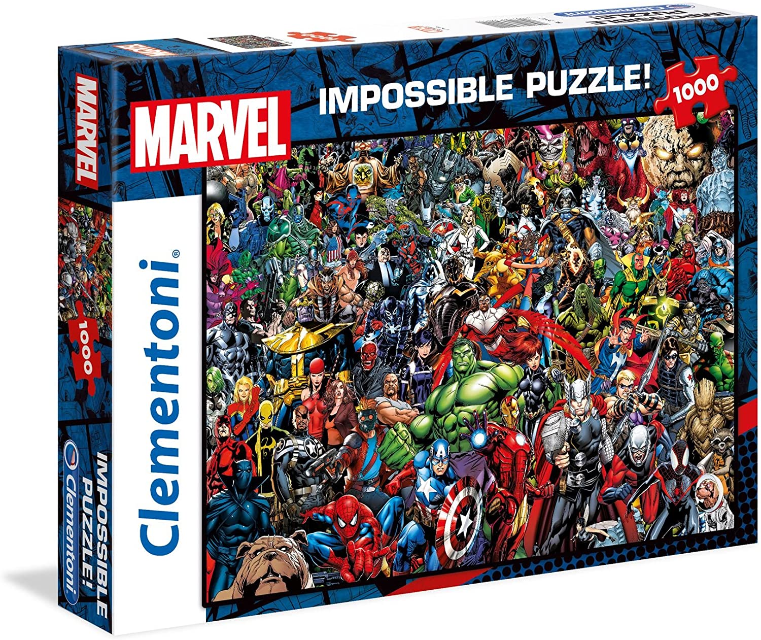 NEUF CLEMENTONI Marvel 80 ans 1000 Piece Jigsaw Puzzle 