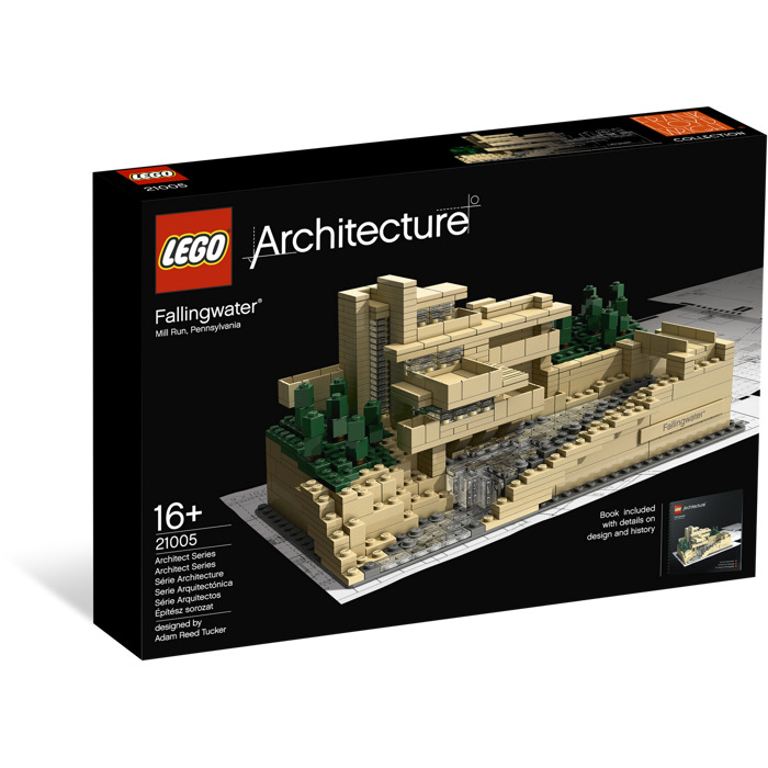 Lego Fallingwater Architecture, 25,6 cm, 16 rokov, 815 dielikov, Multi