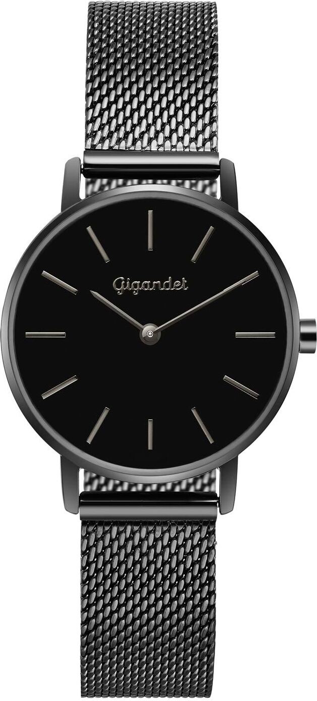 Gigandet Quarzuhr Edelstahl Schwarz Minimalism - G36-010