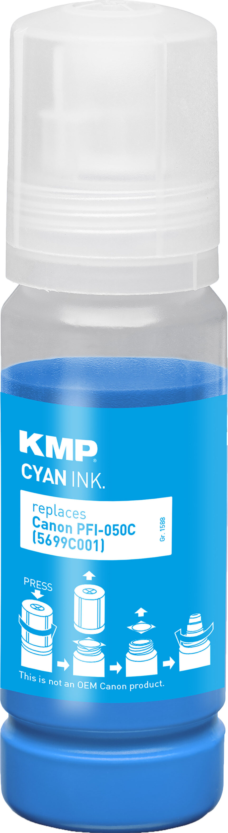 KMP 1588,0003, Azúrová, 70 ml, 1 kusov, Balenie po jednom kuse