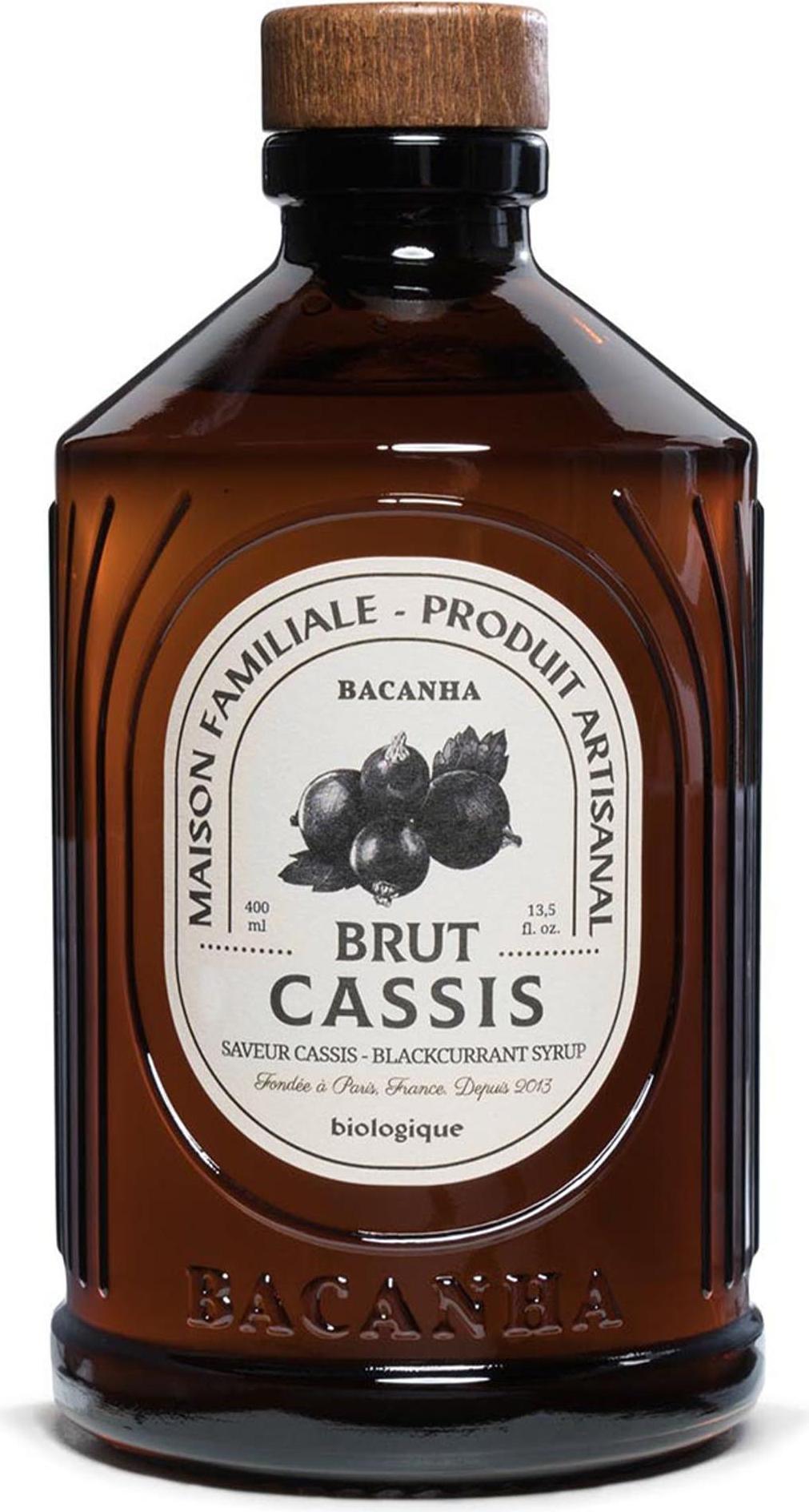 Bacanha Sirop Brut de Cassis 400 ml - Johannisbeeren Sirup