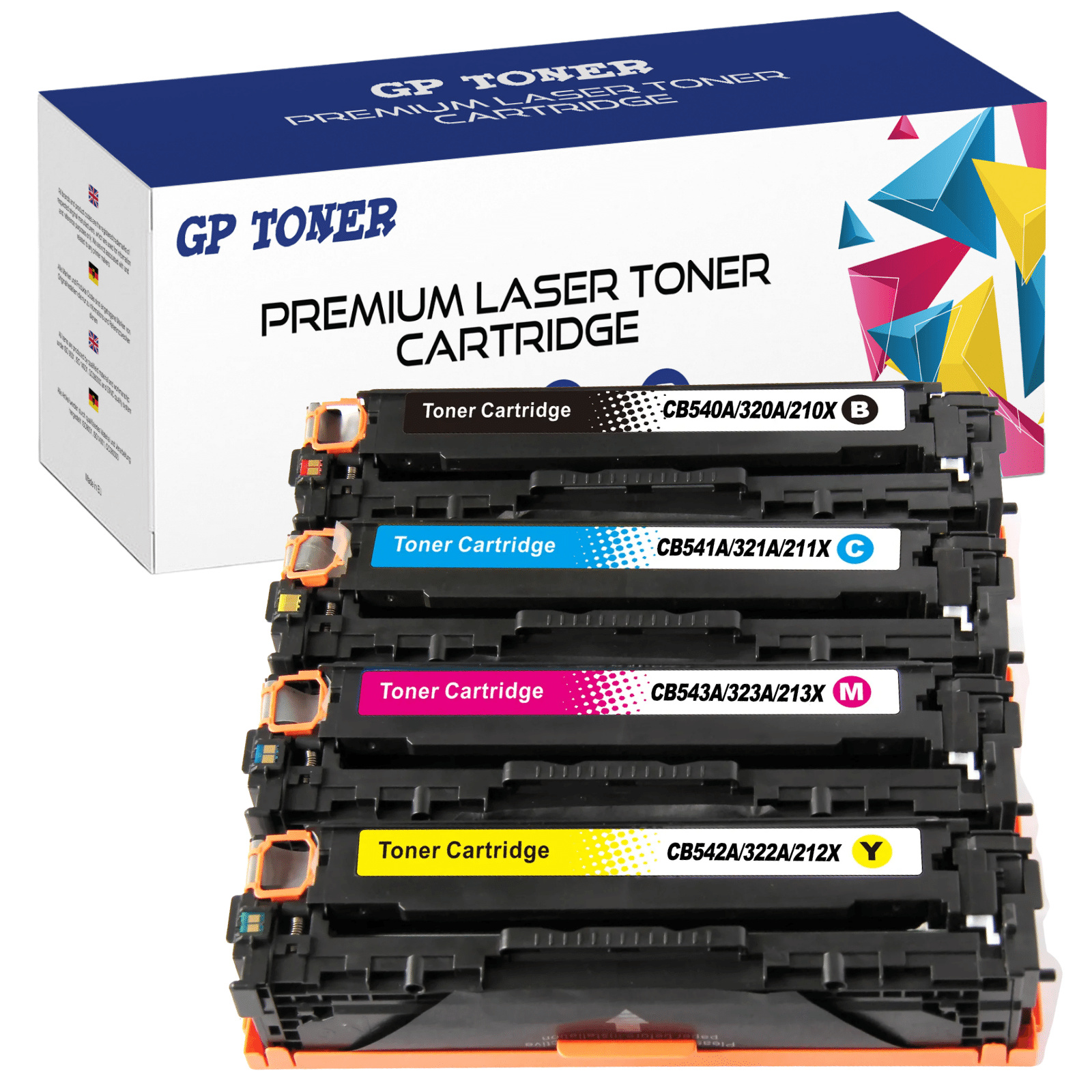 4x Kompatibilný toner pre HP Color LaserJet  CP1215 CP1515N CP1518NI CM1312 CP1525N CM1415FN CM1410 M251N M276N