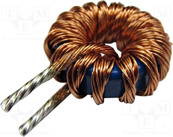 TNE 1x Drossel: Draht 15A 5,9m DTMSS-20/0.015/15-V Ringdrosseln THT 15uH _1GH_DTMSS-20/0.015/15V