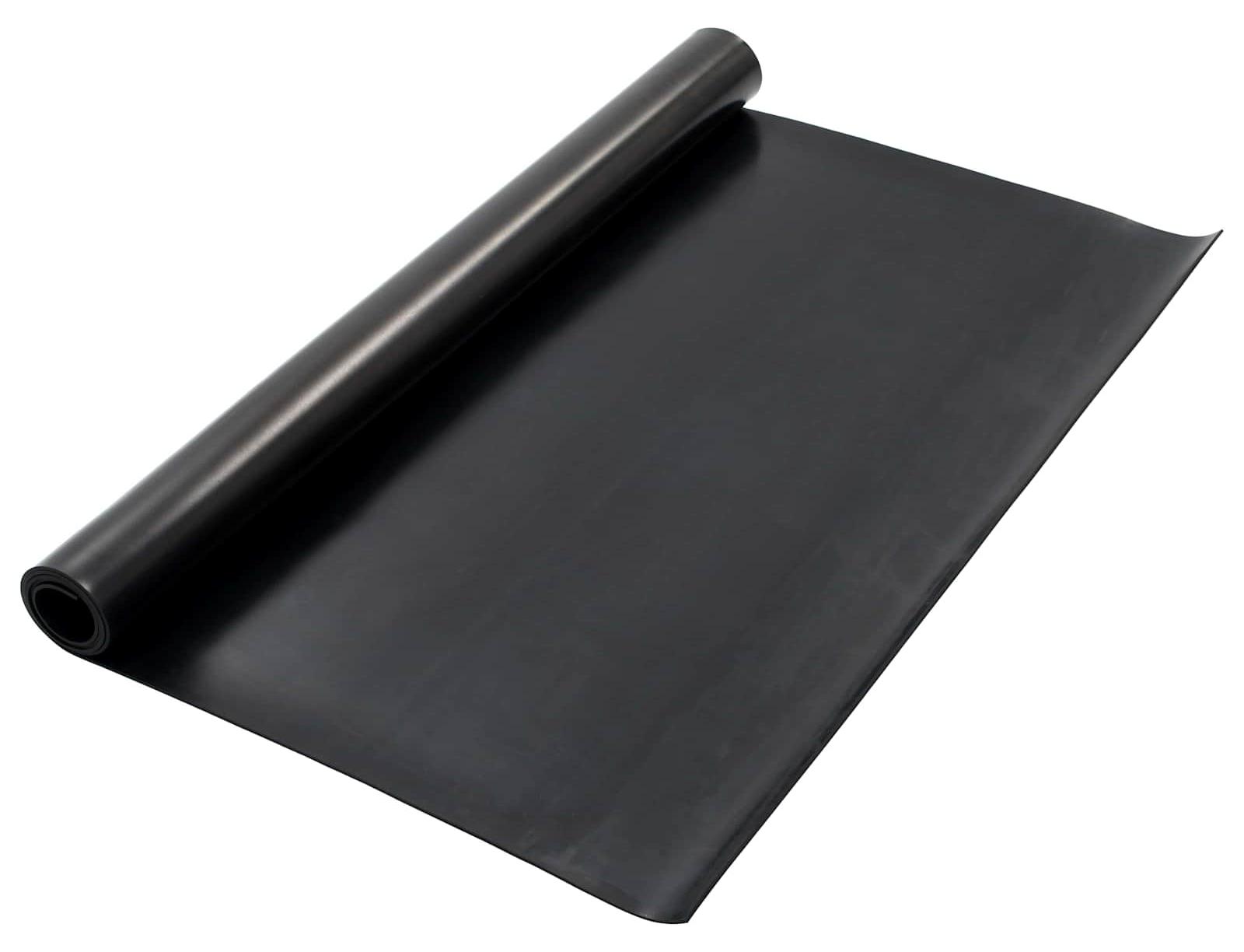 vidaXL Bodenbelag Schwarz 1,2 x 2 m Gummi 42046740