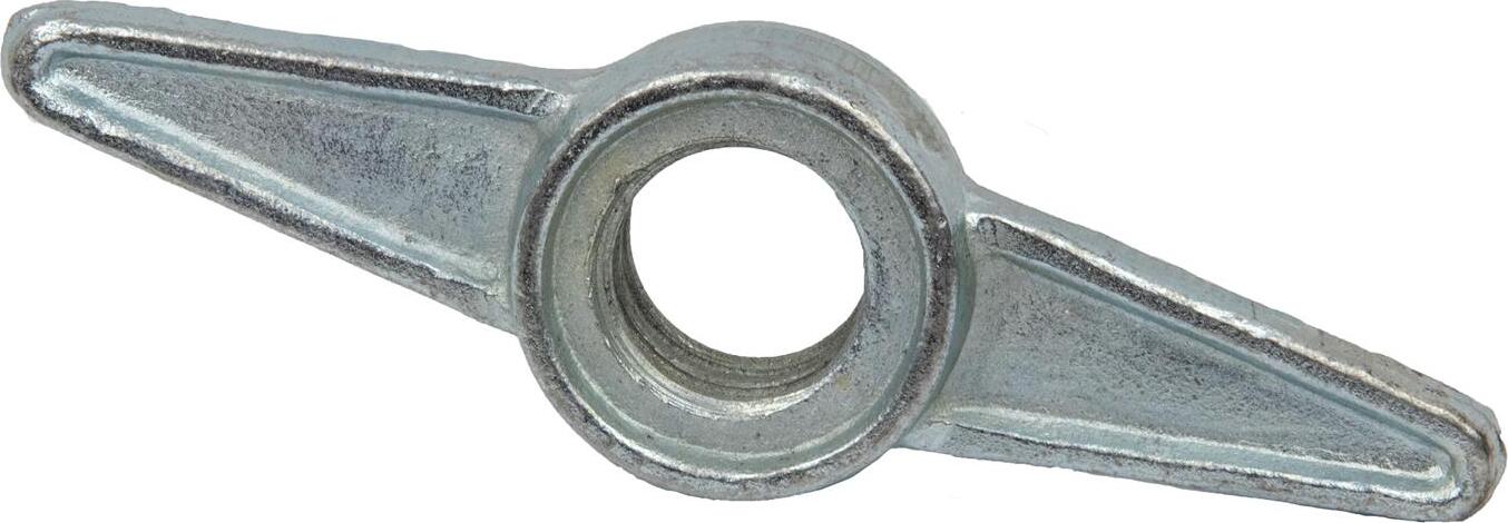 GeZu Impex® Flügelmutter Ø 38 mm verzinkt Griffmutter Wirbelmutter Spindelmutter Gerüstfußmutter 5010