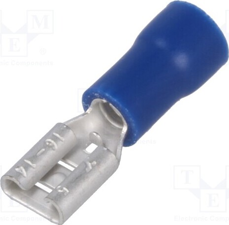 TNE 20x Verbinder: flach 4,8mm 0,5mm 1,5÷2,5mm2 weiblich isoliert ST-004/B Isolierte Konn _1GH_ST-004/B