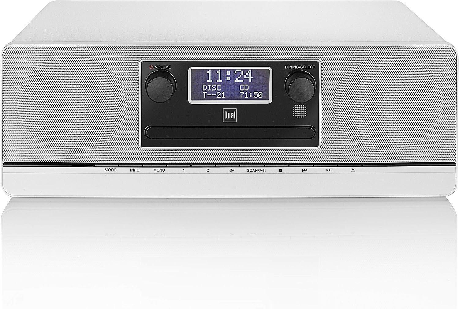 Dual DAB 420BT Stereoanlage mit CD, Stereoanlagen DAB Bluetooth USB, Stereo Stereoanlage (Digitalradio (DAB), UKW, Radio mit CD-Player, Musikanlage
