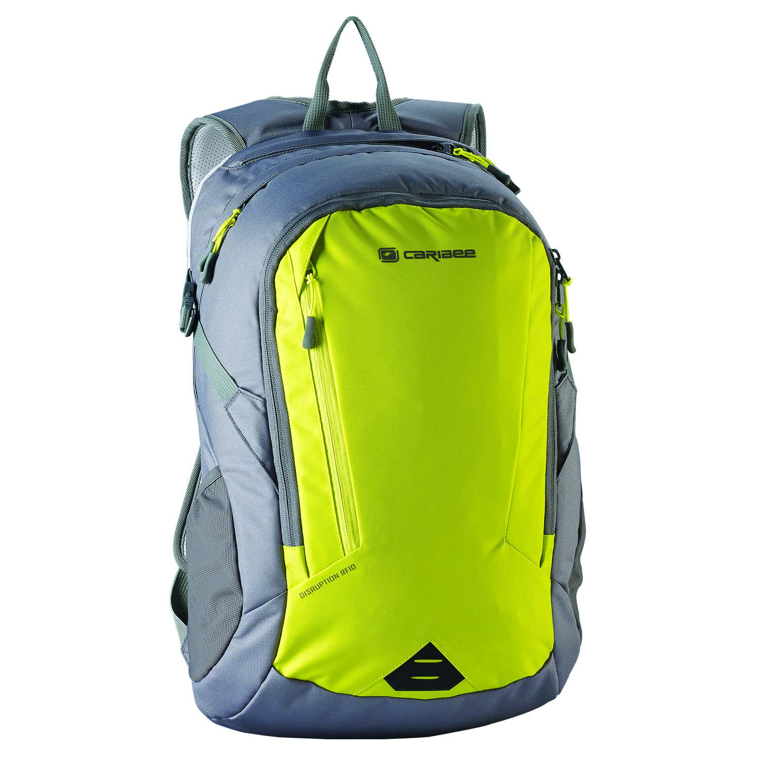 Caribee Disruption 28L RFID-Rucksack Sulphur/ Grey Goose