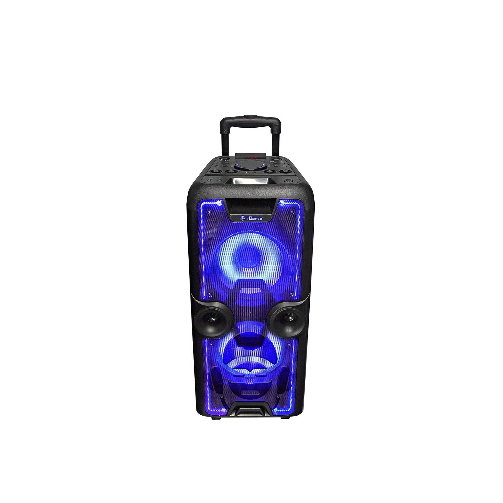 iDance Megabox 2000, 400 W, Otočné, Bezdrôtový, 10 m, Microsd (transflash), Prehrať/pozastaviť, stop