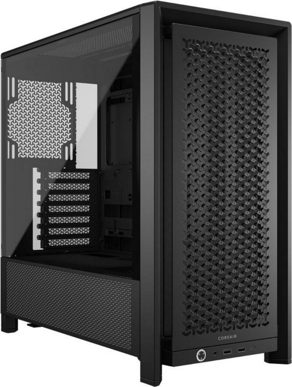 Corsair Frame 4000D schwarz Glasfenster CC-9011290-WW, PC Midi-Tower