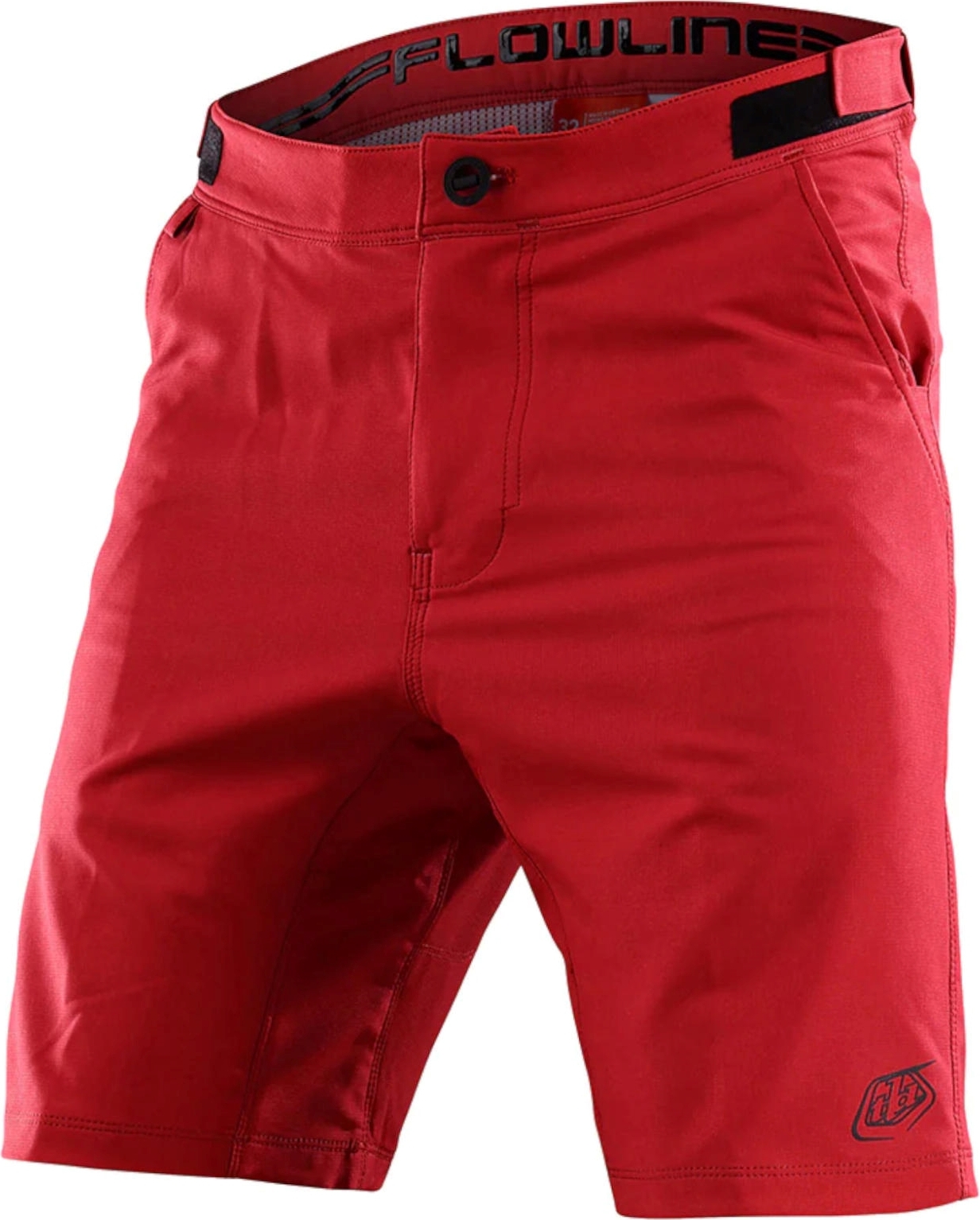 Troy Lee Designs Herren Downhill Shorts Flowline, Shifty Shell, Baked Apple - Rot, 28 2719060