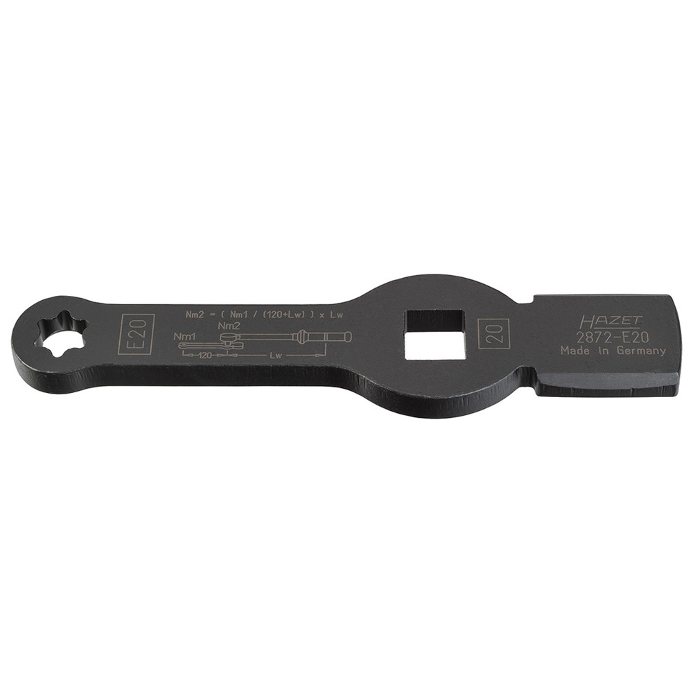 Hazet 2872-E20 TX Schlag-Schlüssel 2 Schlagflächen