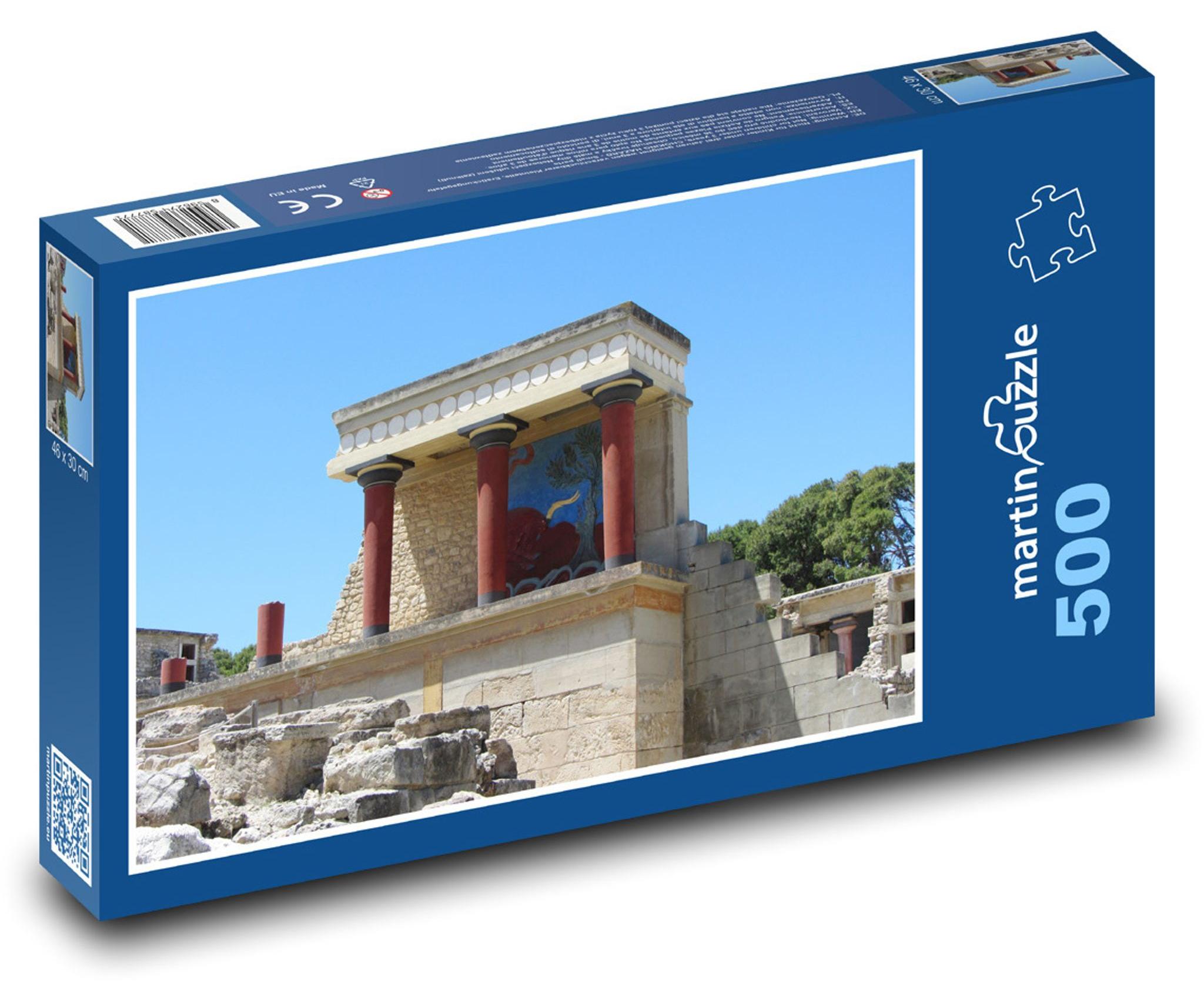 MCprint martinpuzzle - Puzzle 500 Teile - Knossos-Palast - Insel Kreta, Fresko