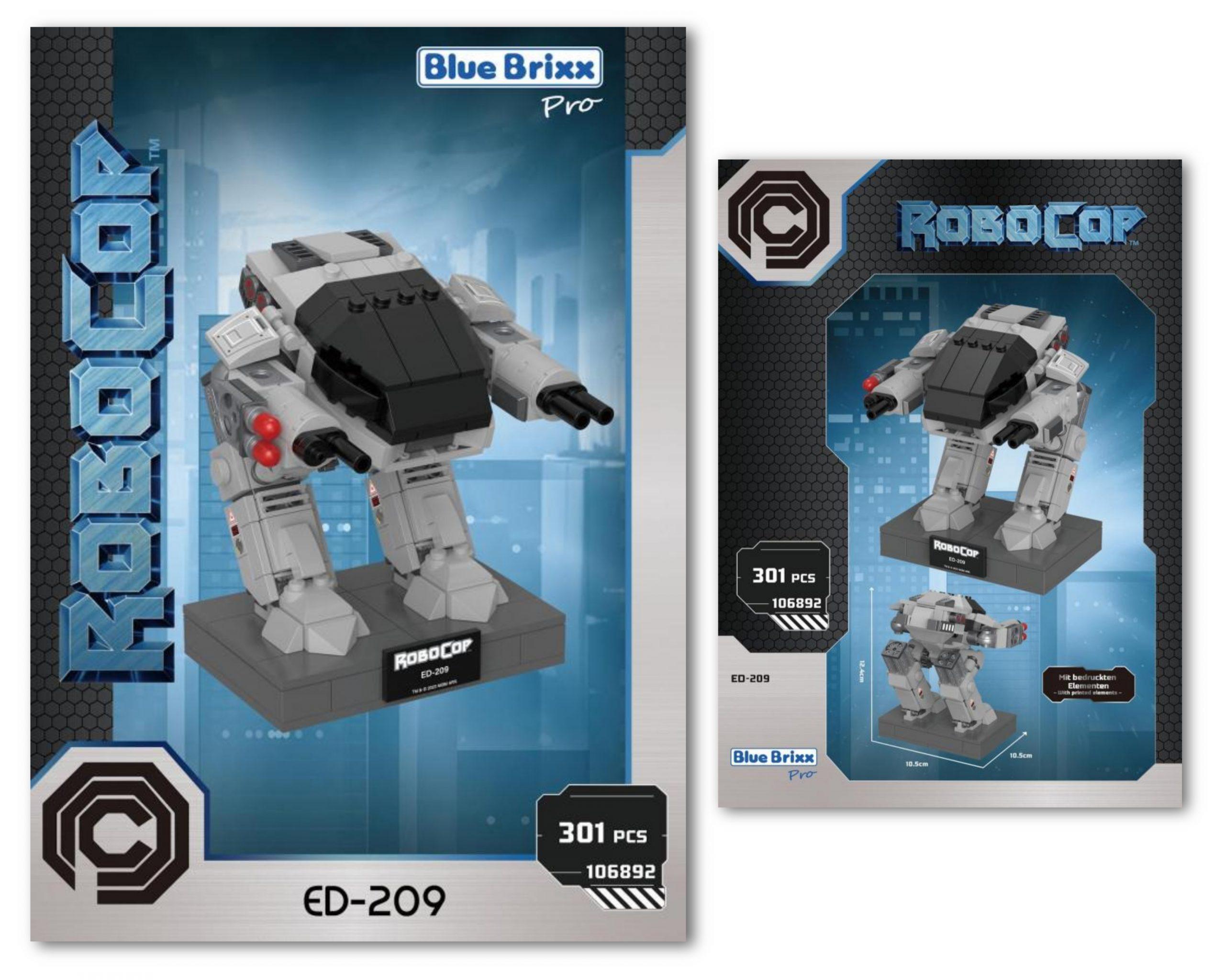 Blue Brixx Robocop BlueBrixx-Pro ED-209 301 Klemmbausteine