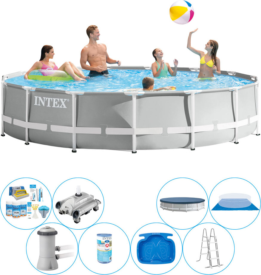 Balík bazénov - Intex Prism Frame Round 457x107 cm
