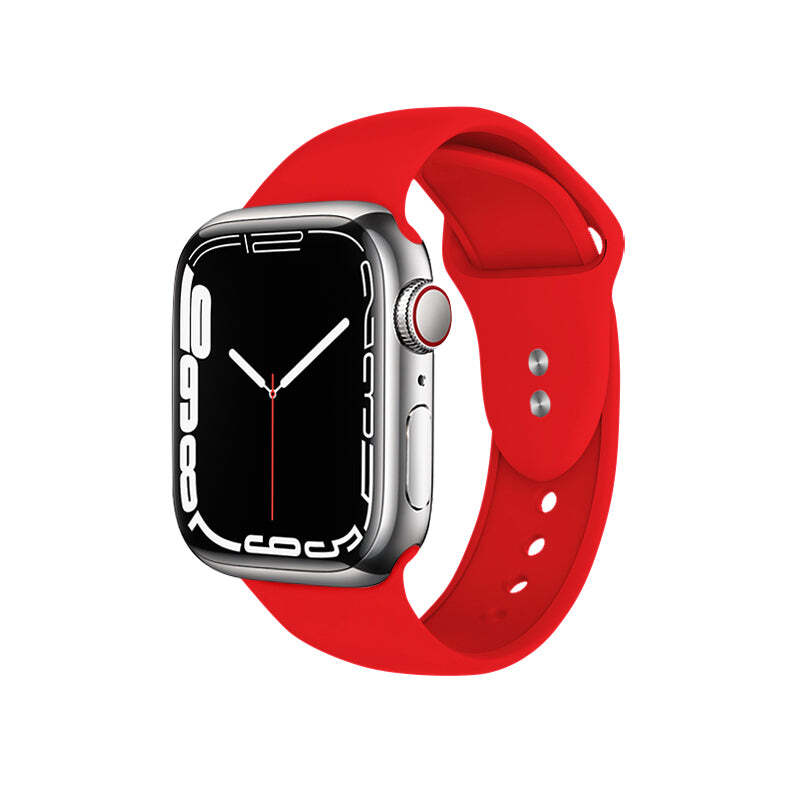 Crong Liquid Band pre Apple Watch 38/40/41 mm (Červená)
