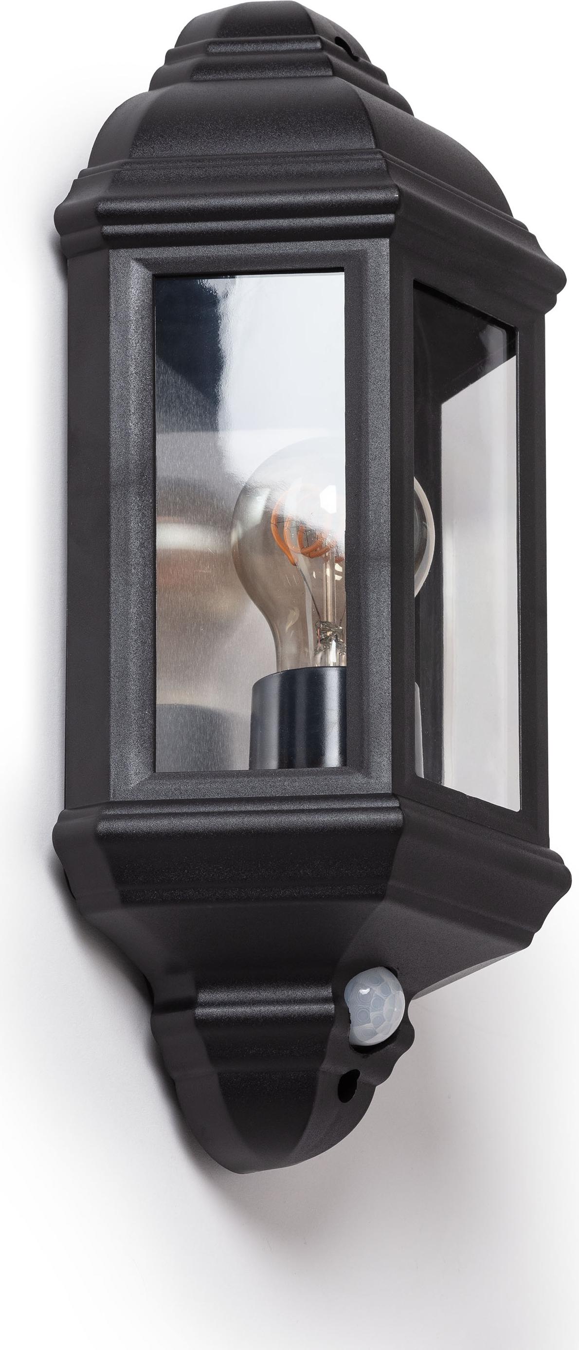 LEDKIA Außenwandleuchte PC mit PIR-Sensor Newquay Schwarz