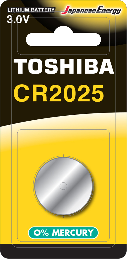 SPECIAL Lithium-Batterie CR 2025 Blister 1 Stk. TOSHIBA TOSBAT0565