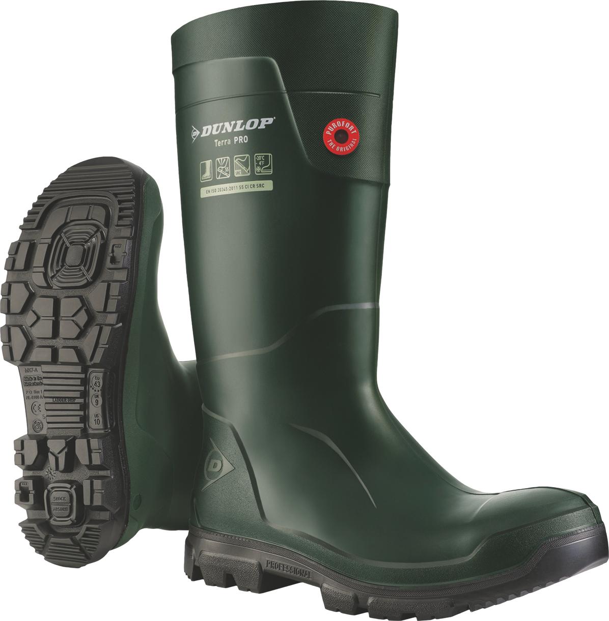 Dunlop Purofort Laars Terrapro Onbeveiligd Groen 35 LJ0K08350 1951235