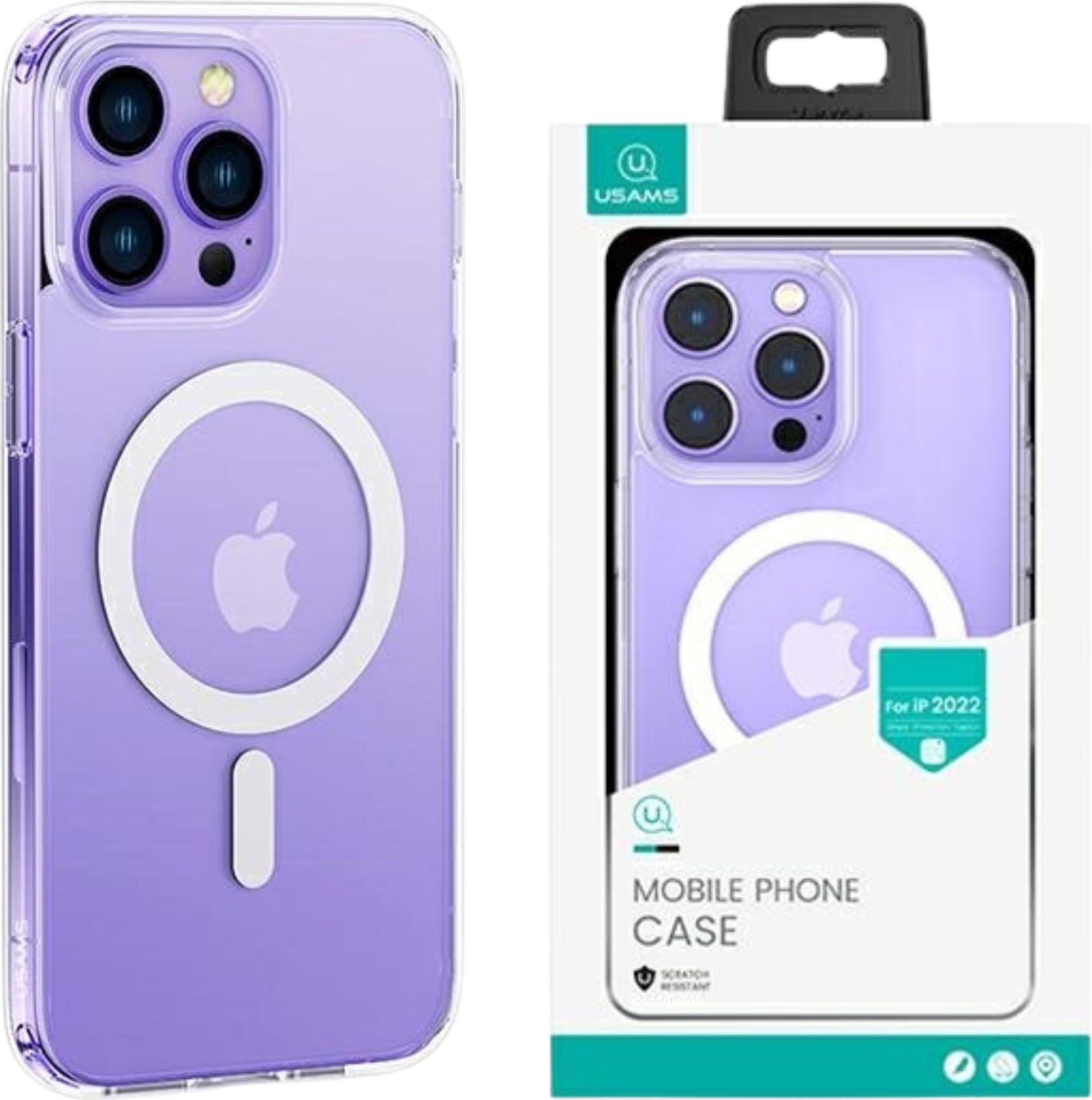 Usams Ice Magnet Case Iphone 14 Plus / 15 Plus 6,7" Priehľadné Ip14Mbc01 (Us-Bh801)