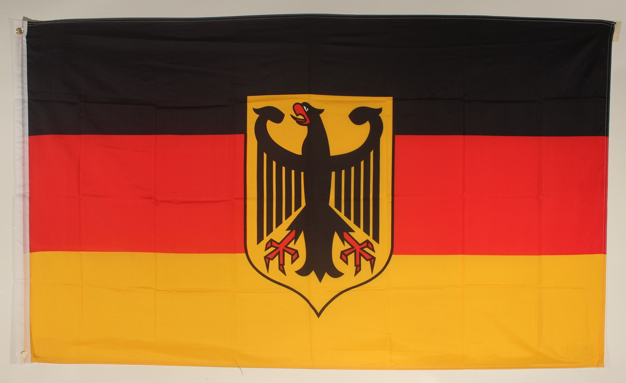 Flagge Fahne : Oesterreich mit Adler Wappen Österreich