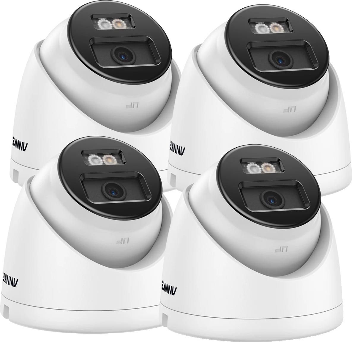 Bezpečnostná kamera, vysoké rozlíšenie 8 MP, napájanie POE, nočné videnie do 30 metrov, 4 STK-a