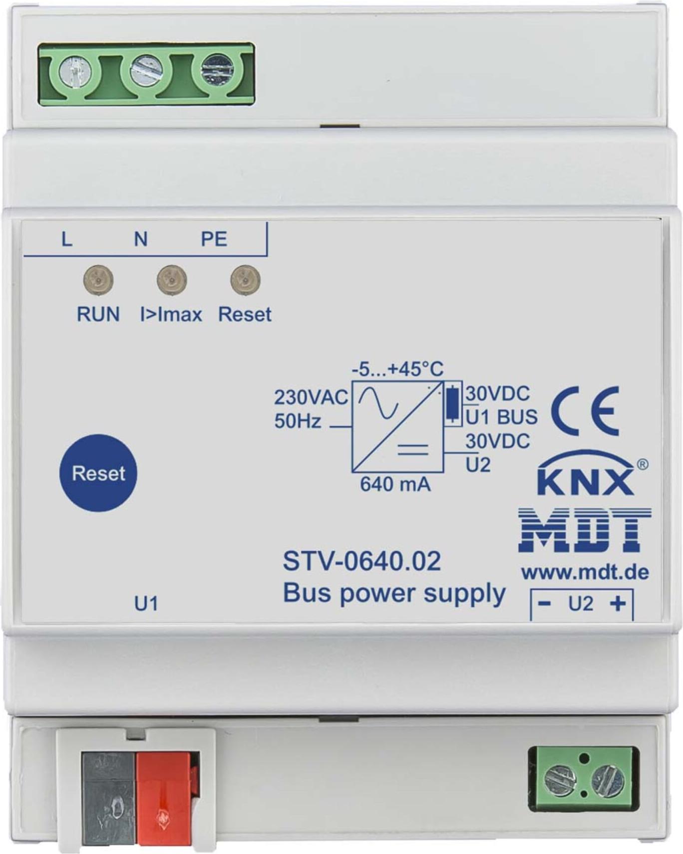 MDT KNX Spannungsversorgung 640 mA REG STV-0640.02