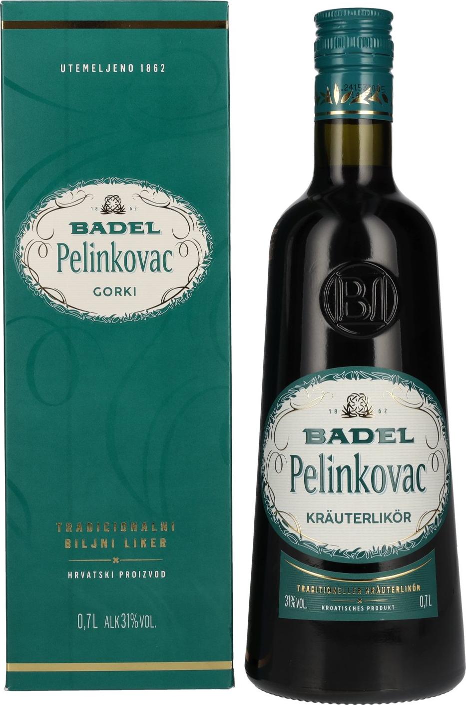 Badel Pelinkovac GORKI 31% Vol. 0,7l in Geschenkbox