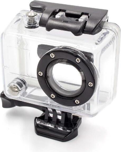 vhbw Unterwassergehäuse kompatibel mit GoPro HD Surf Hero ActionCam - Wasserfeste Hülle für Unterwasseraufnahmen 59993777-3