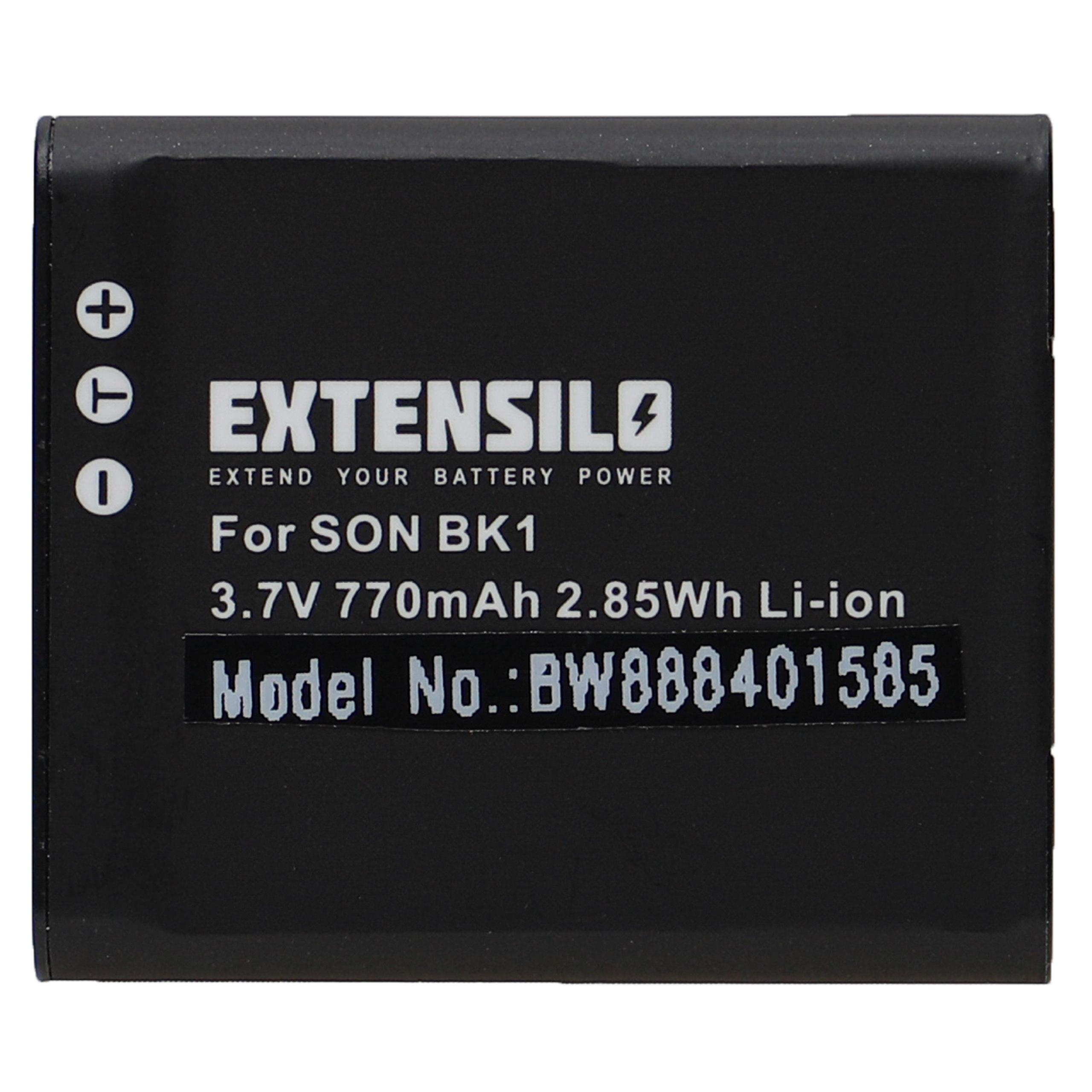AccuCell Akku Für Sony Cybershot DSC-T75 – 750 MAh | Kompatibel Mit Vielen Sony Kameras