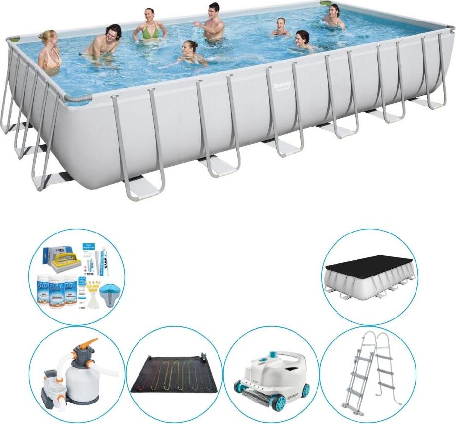 Obdĺžnikový bazén Bestway Power Steel 732x366x132 cm -Plavecký bazén Plus Príslušenstvo