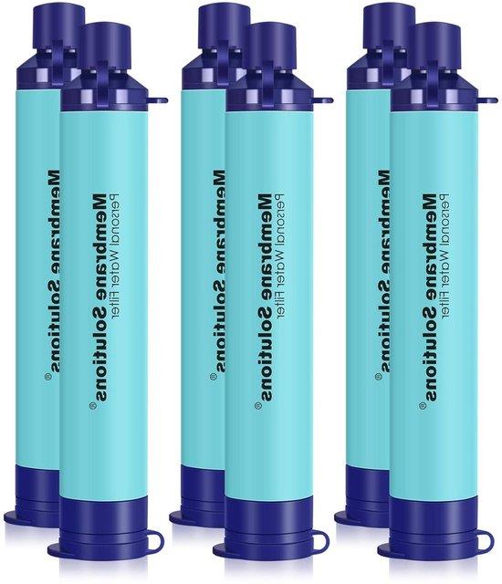 OEM Wasserfilter für Camping und Wandern, 0,1 Mikron Filterfeinheit, BPA-frei, Ultraleicht, 6er Pack 2026