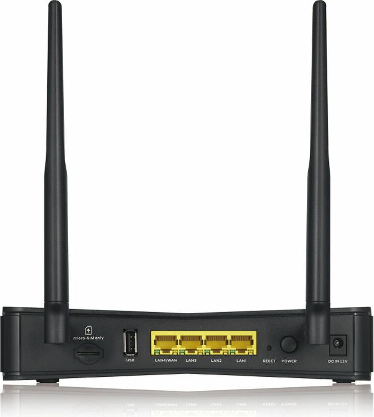 Router ZyXEL LTE-3301PLUS-EU0102F čierny USB 2.0 Ethernet LAN Wi-Fi