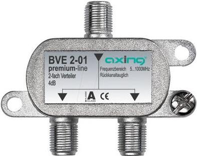 Axing BVE 2-01 BK Verteiler 2-fach