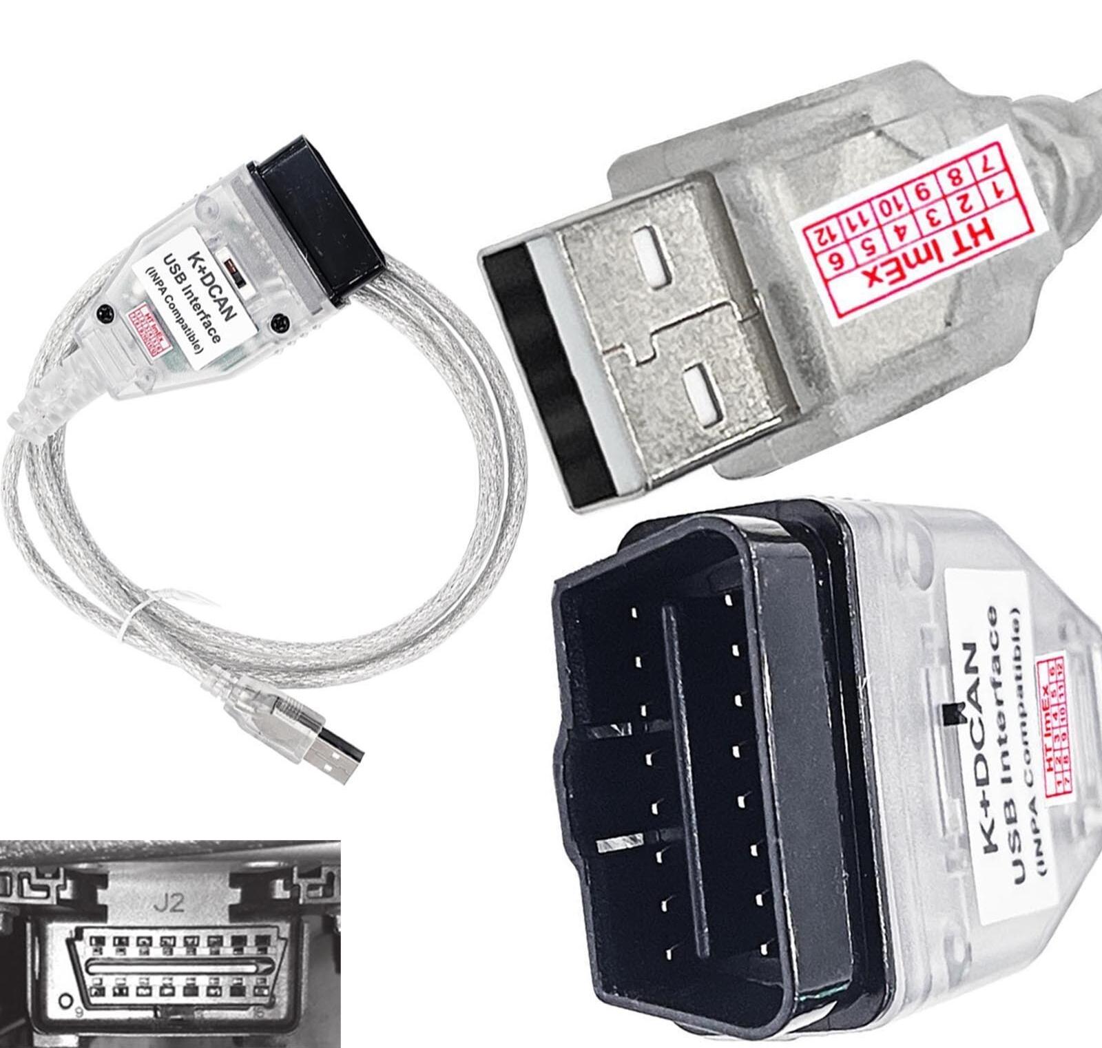 HT ImEx K+DCAN OBD USB Interface - kompatibel mit BMW - für Diagnose-Software
